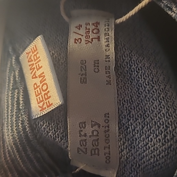 NWT Zara Baby Tunic dress size 3-4 years (104 cm) - Picture 7 of 8